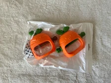 Cute carrot teething toys NWT