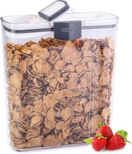 Prokeeper Cereal Storage Container, 3-Quart, Airtight Seal, Dishwasher Safe, Bpa