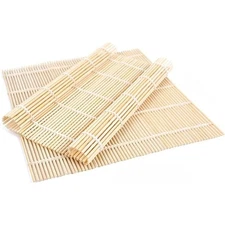 Bamboo Sushi Rolling Mat 2 Pack Sushi Maker Kit Premium Sushi Roller for