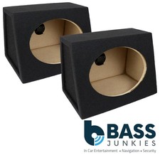 6X9B - Car Van Boat Pickup Truck Caravan Speaker Shelf Black 6x9 MDF Boxes Pair