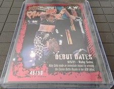 2022 Upper Deck AEW All Elite Wrestling Debut Dates Ruby Soho #DD-3 Red 45/50