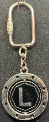 Ganz Initial Fidget Spinner Keychain   L   New Vintage Early 2000 s