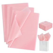 BEISHIDA 100 Sheets Pink Tissue Paper Bulk, Wrapping for pink