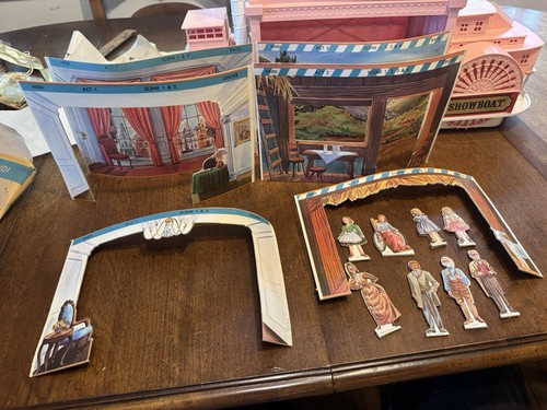 1960s REMCO SHOWBOAT TOY THEATER STAGE PLAY SET Pinocchio-Heidi-Oz-Cinderella - Picture 17 of 24