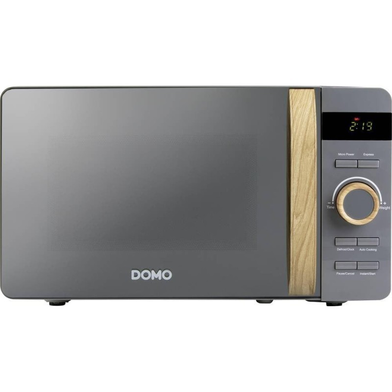Micro-ondes gris DOMO DO3420 petit électroménager de cuisine 20L