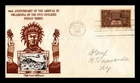 DR JIM STAMPS US COVER INDIAN CENTENNIAL FDC SCOTT 972 CROSBY PHOTO CACHET