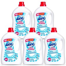 5x Asevi Laundry Detergent Washin Liquid Pure Freshness Maximum Freshness 2376ml
