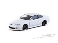 Tarmac Works 1:64 Vertex Toyota Soarer JZZ30 White Model Car
