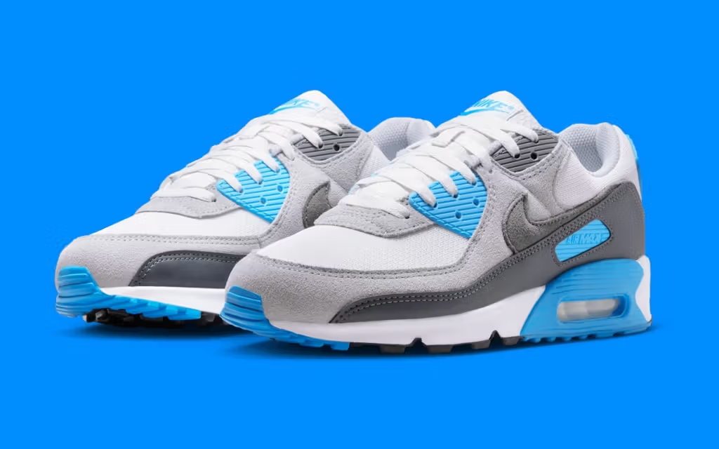 靴 NIKE W AIRMAX 90 AMD2 26cm Nike Air Max 90 Shoes Platinum Tint Iron Grey DM0029-019 Men's