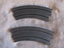 AURORA TOMY AFX 12" 1/8 CURVE TRACKS  2 PCS L/N  Works w/RACEMASTERS  AW