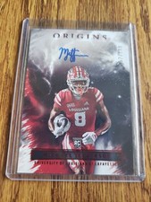 2023 Chronicles Origins Draft Picks Michael Jefferson Red Auto /199 Louisiana