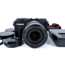 Canon EOS M fotocamera digitale mirrorless obiettivo nero 18-55 mm [quasi com...
