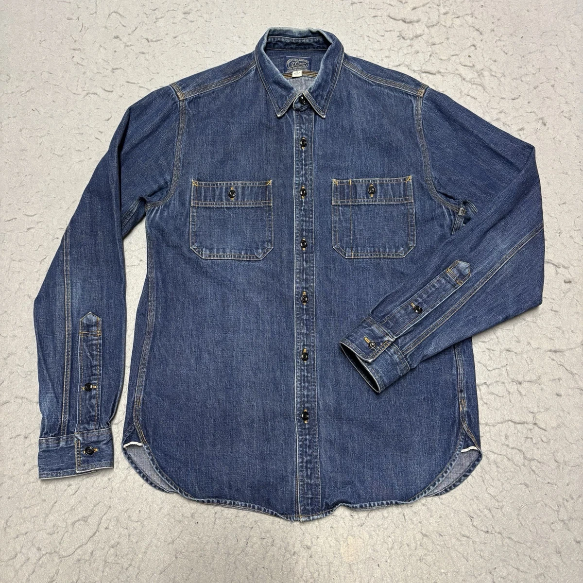 J.CREW Denim Casual Button-Down Shirts for Men for sale | eBay