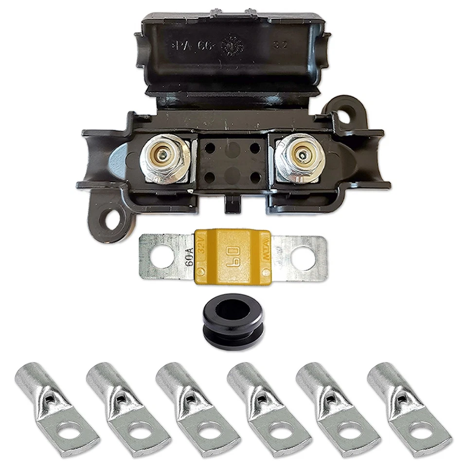 Juego de cables 6 m cobre 16 mm² segunda batería relé de desconexión Solar Car HiFi 60A Booster - Imagen 3 de 3