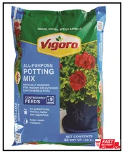 32 Qt. All Purpose Potting Soil Mix for Indoor or Outdoor Use for Fruits, Flower