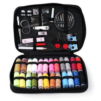 97pcs Professional Sewing Kit Portable Travel Set Needle Thread Scissors Home DI