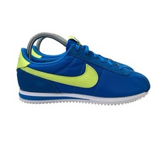 Nike Cortez BG Blue Light Lemon Twist Shoes IB7748-406 Youth Sizes 4.5 - 7