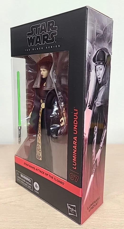 2 X Figuras de acción Star Wars The Black Series Luminara Unduli y Asajj Foto 4 de 4