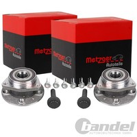 2X Metzger RADLAGER-SATZ Vorne Hinten Passend FÜR Audi A3 Q2 R8 TT Cupra