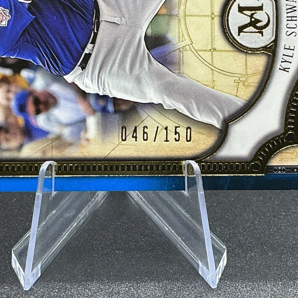 2018 Topps Museum Collection - Kyle Schwarber #8 Sapphire /150 - Image 2 of 3
