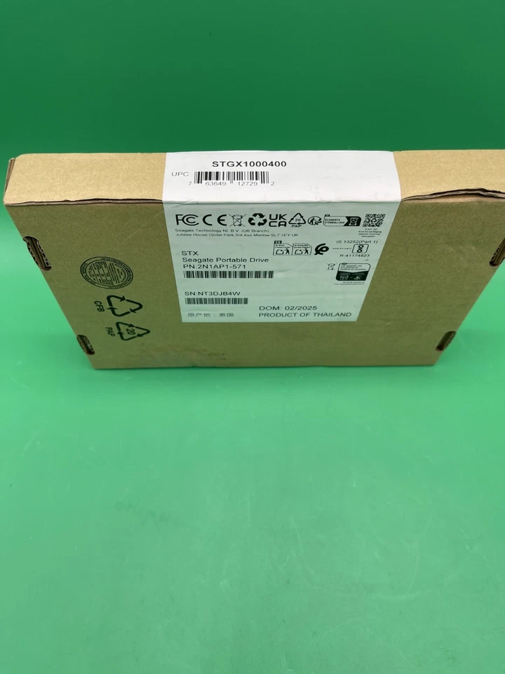 New Seagate Portable Portable Drive 1TB Micro USB-B to USB-A HDD STGX1000400 - Image 2 of 3