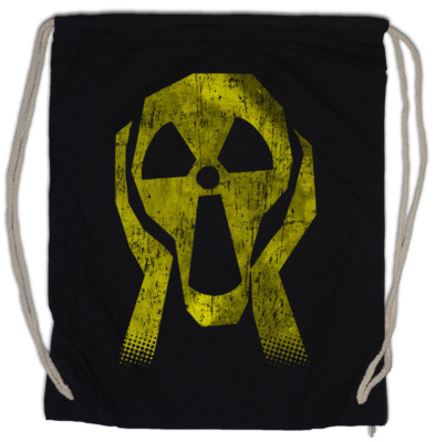 Radioactive Face Turnbeutel Radiation Caution Danger Nuclear Power Station