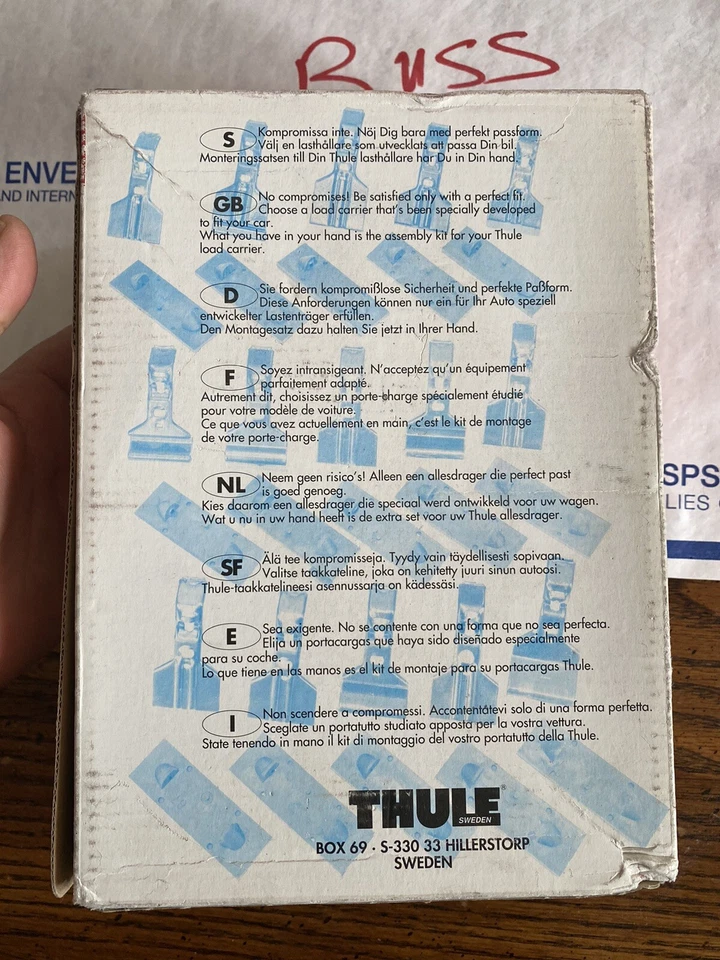 Thule Fit Kit 2026 Nuevo en Caja Nuevo de Lote Antiguo Audi A6 Foto 4 de 4