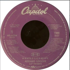 Hammer – Addams Groove 45 RPM RECORD Funk Soul