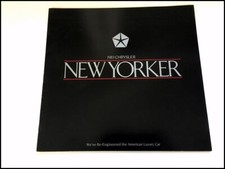1983 Chrysler New Yorker 16-page Original Car Brochure Catalog 1983 Chrysler New Yorker 16-page Original Car Brochure Catalog