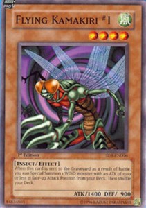 Flying Kamakiri #1 - SD8-EN006 - Common - Unlimited Edition x3 - Lightly Played