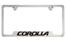 Toyota Corolla Chrome License Plate Frame