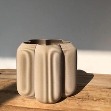 Caribe Pot Modern Decorative Planter Stylish Home Accent Elegant Plant Holder