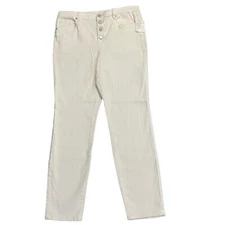 BLANKNYC WHITE THE GREAT JONES BUTTON FLY HIGH RISE SKINNY JEANS size 31 NEW!