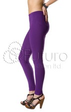 Womens Cotton Leggings Full Length Plus Sizes 8 10 12 14 16 18 20 22 26 28 30