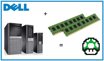 8GB -2x4GB Arbeitsspeicher RAM Upgrade für Dell OptiPlex 980 SFF, Desktop & Mini Tower PC