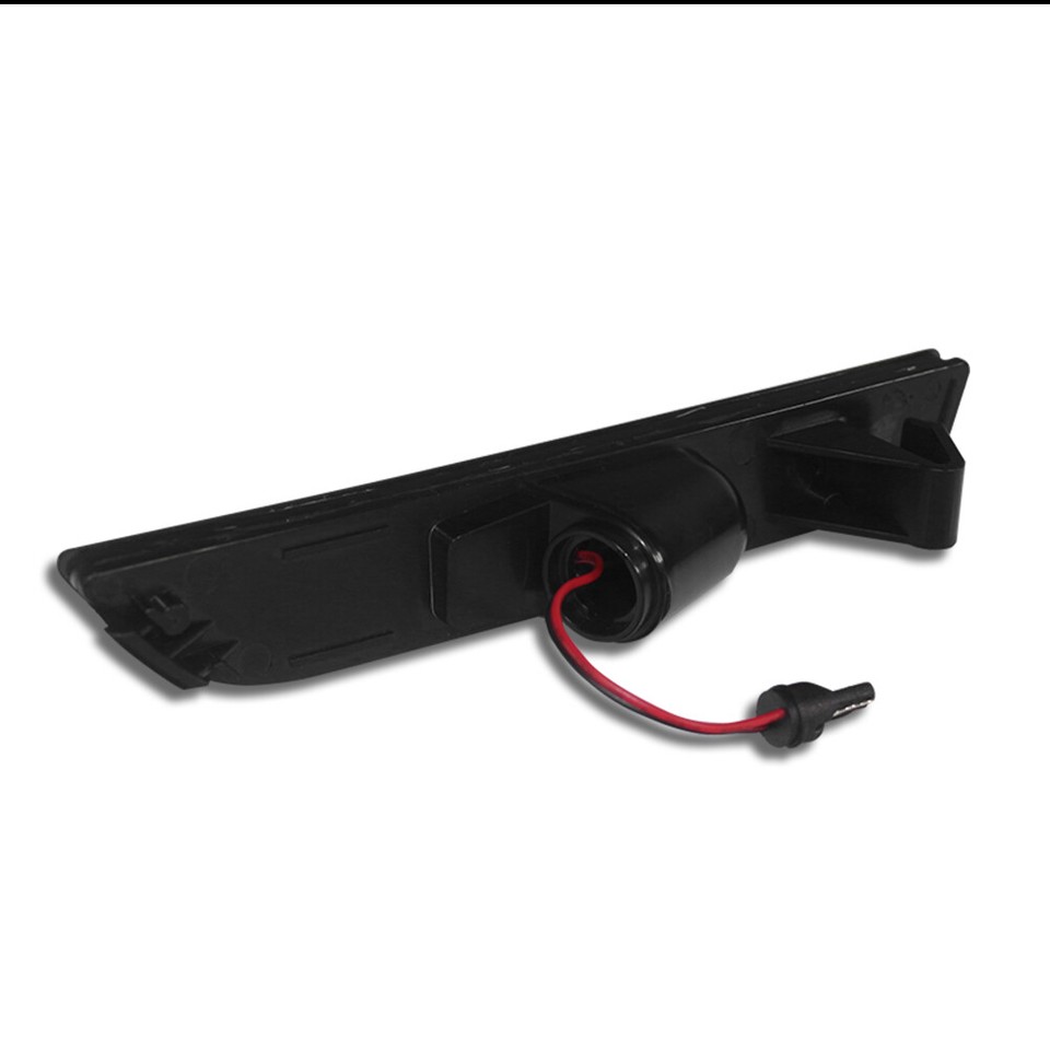 Smoked Lens Red LED Rear Side Markers For 2010-2014 Ford Mustang - Left & Right, HPB Brand