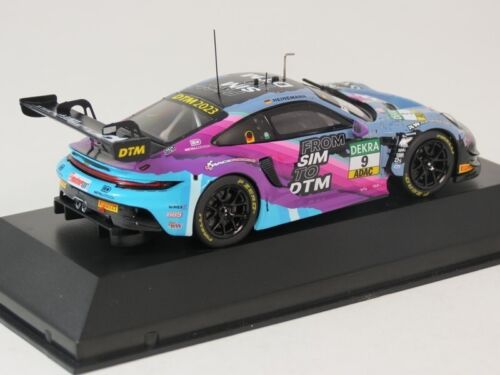IXO Porsche 911 GT3 R #9 Heinemann DTM 2023 1/43 LEGT43-23004 - Foto 2 di 3