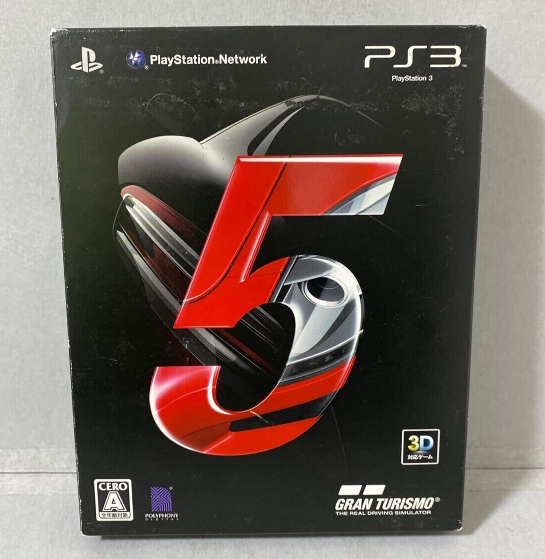 Gran Turismo 5 First Limited Edition PS3 PlayStation 3 Japan Ver