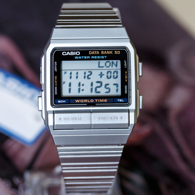 casio databank men's watch