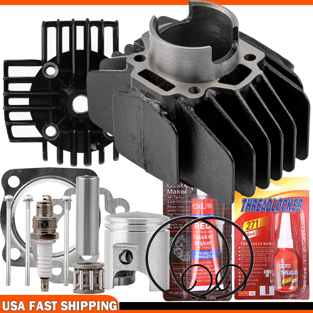 Top-End Cylinder Piston Gasket Kit – 60cc Big Bore For Yamaha Tri-Zinger YT60 & 4-Zinger (1984–1986) By TWOM
