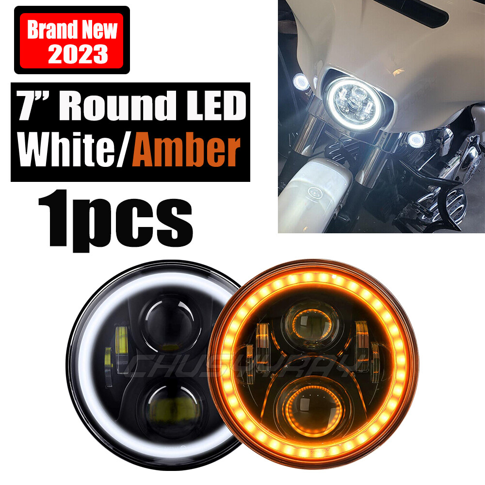 7 inch Round LED HEADLIGHT For Yamaha XJ XS 250 400 600 650