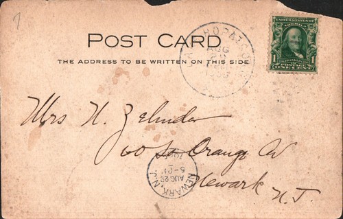 1904 Byram Bay LAKE HOPATCONG, NJ RPPC Real Photo POSTCARD Photo by JW Harris - Picture 2 of 3