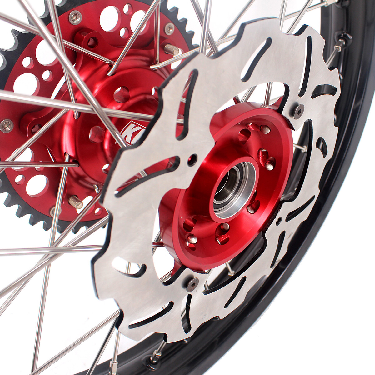 KKE 21-19" MX Wheels Rims Fit Honda CRF250R 2014 CRF450R 2013-2014 CNC Dirt Bike - Thumbnail 8