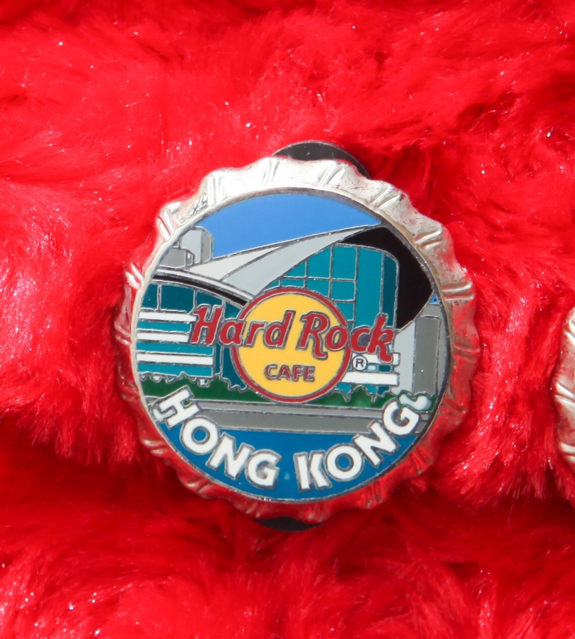 Hard Rock Cafe Pin HONG KONG Bottle Cap Series 3D hat lapel eBay