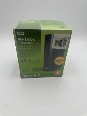 WD Western Digital My Book Essential 1.5 TB USB 3.0 Desktop External Hard Drive