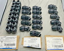 Lot 32 Thomas Betts T B LIQUIDTIGHT 1/2" Bullet Connectors LT50P, 45  , 90 