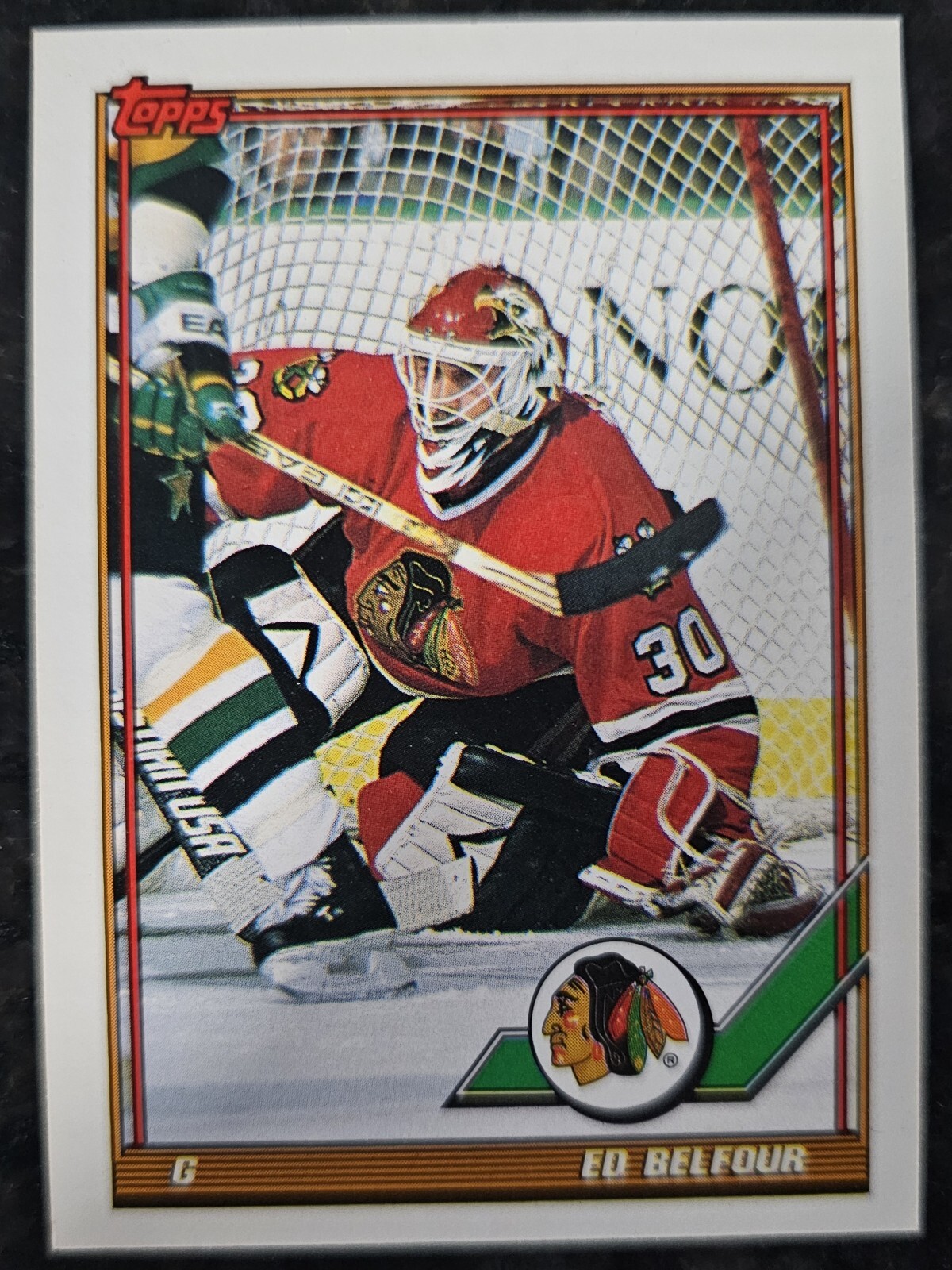 Ed Belfour #20 Hockey Cards 1991 Topps trading card — raw and PSA graded price guide