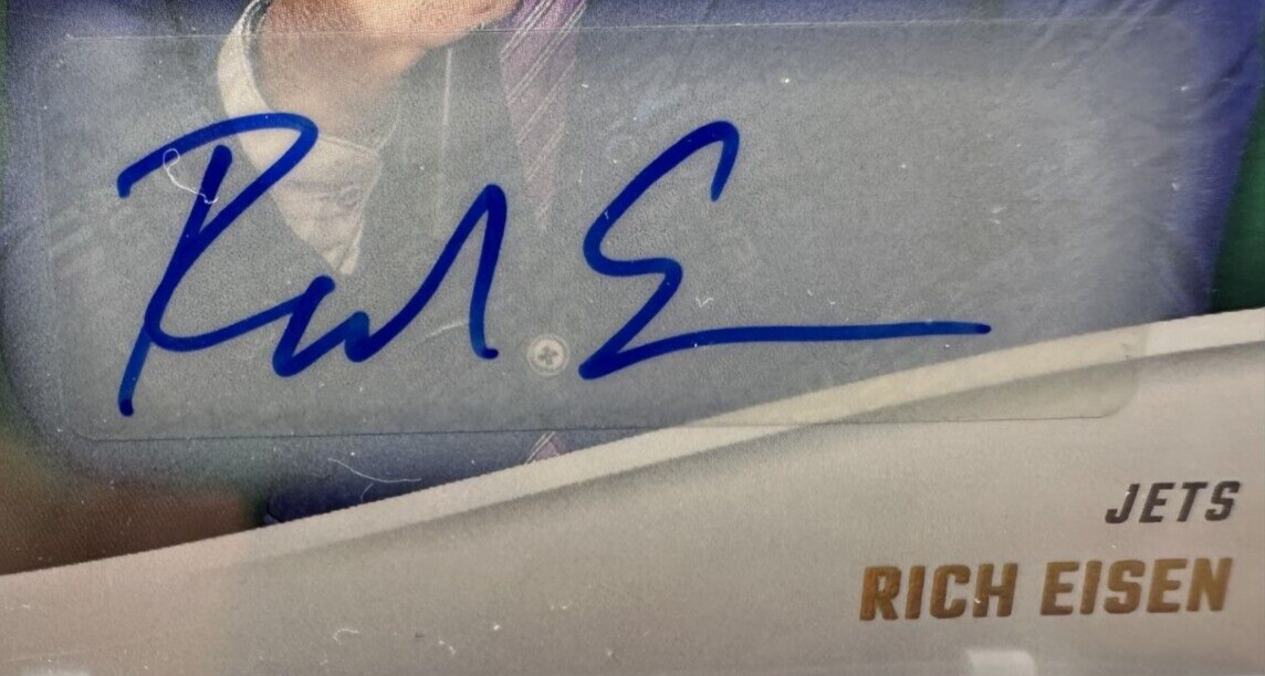 2023 Donruss RICH EISEN Fans of the Game Autograph Jets FGRE eBay