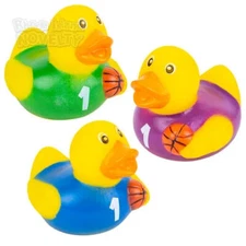 RI One Dozen 2" Basketball Rubber Duckies