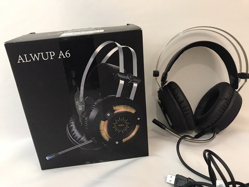 ALWUP A6 Stereo Gaming Headset for PS4, Xbox One Headset, Lightweight Noise  Canc | eBay